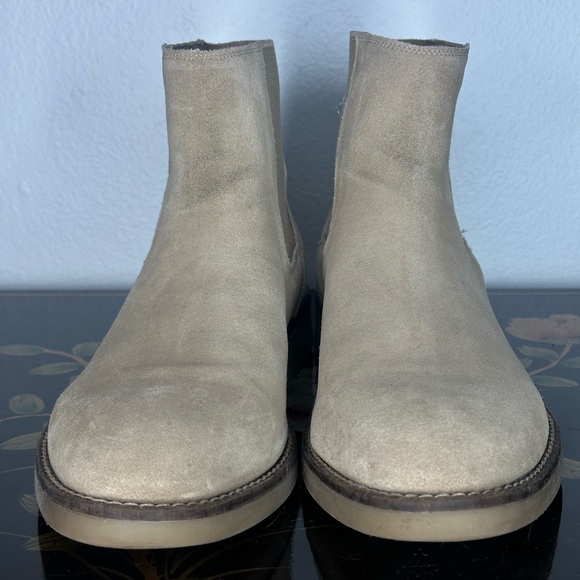 Zara Beige Suede Men's Boots - Picture 2 of 5